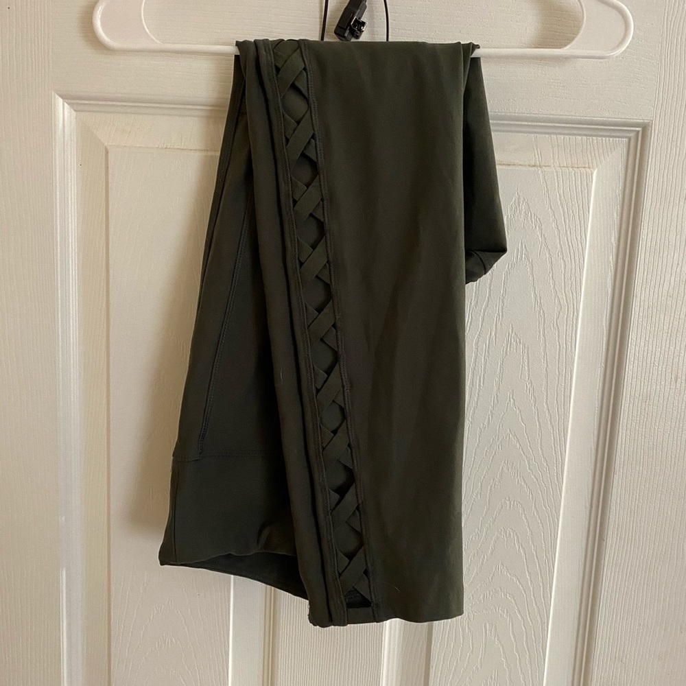 Vogo Olive green active leggings